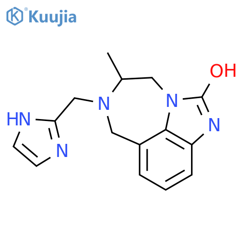 Imidazo[4,5,1-jk][1,4]benzodiazepin-2(1H)-one,4,5,6,7-tetrahydro-6-(1H-imidazol-2-ylmethyl)-5-methyl- structure