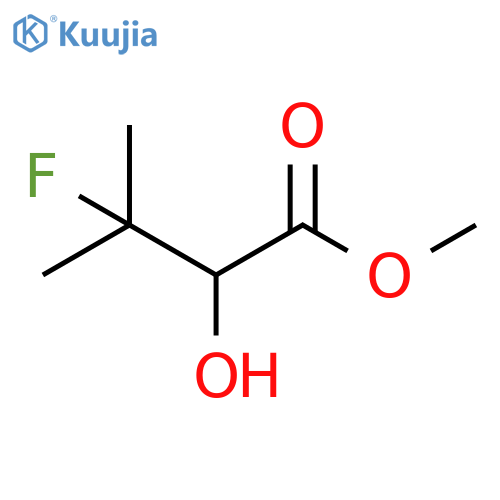 methyl 3-fluoro-2-hydroxy-3-methylbutanoate structure