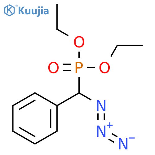 Phosphonic acid, (azidophenylmethyl)-, diethyl ester structure