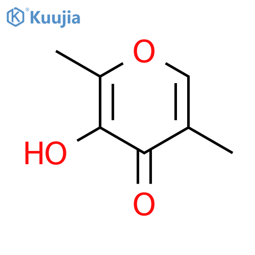 3-hydroxy-2,5-dimethyl-4-pyrone structure