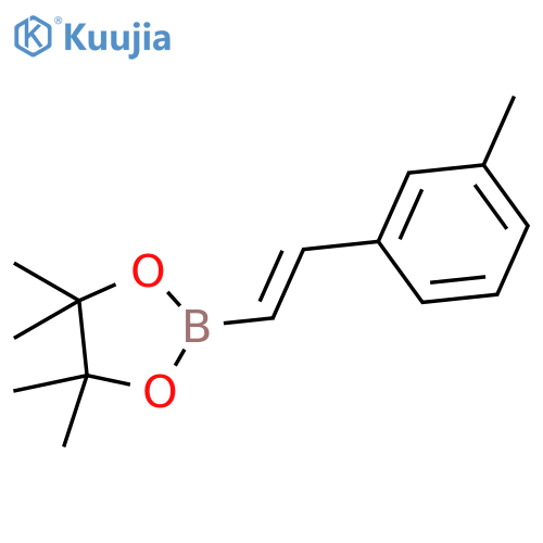 4,4,5,5-Tetramethyl-2-(3-methylstyryl)-1,3,2-dioxaborolane structure