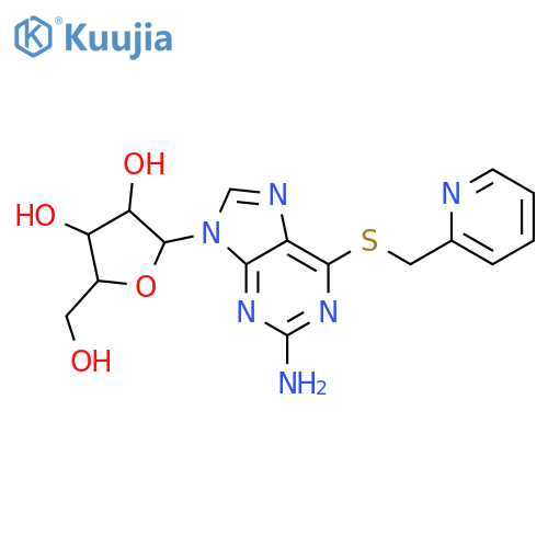 Guanosine,6-S-(2-pyridinylmethyl)-6-thio- (9CI) structure