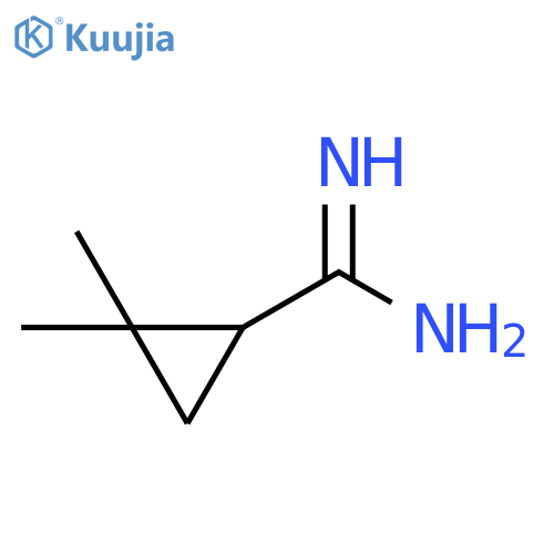 2,2-dimethylcyclopropane-1-carboximidamide structure