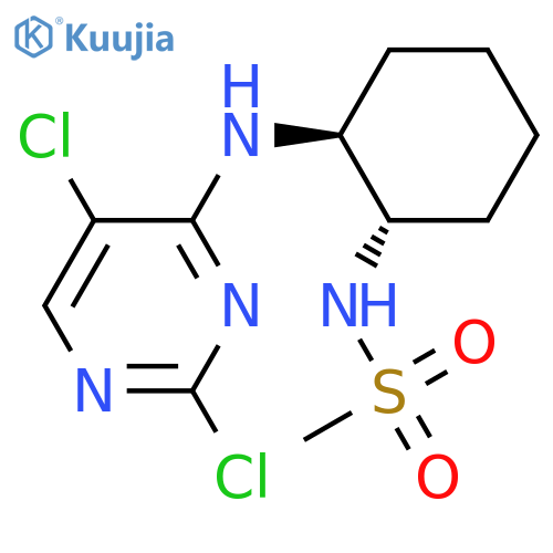 N-[(1S,2S)-2-[(2,5-Dichloro-4-pyrimidinyl)amino]cyclohexyl]methanesulfonamide structure