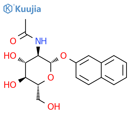2-Naphthyl 2-acetamido-2-deoxy-b-D-glucopyranoside structure
