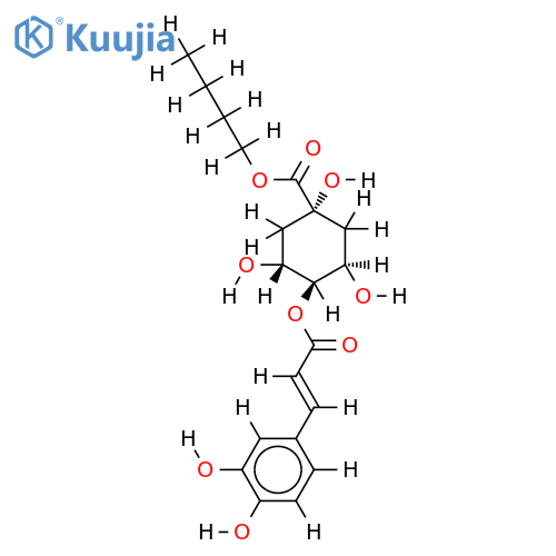 butyl 4-O-caffeoylquinate structure