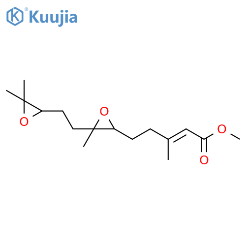 (2E)-5-3-2-(3,3-Dimethyl-2-oxiranyl)ethyl-3-methyl-2-oxiranyl-3-methyl-2-pentenoic Acid structure