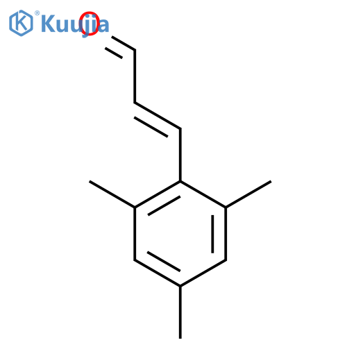 (2E)-3-(2,4,6-trimethylphenyl)prop-2-enal structure