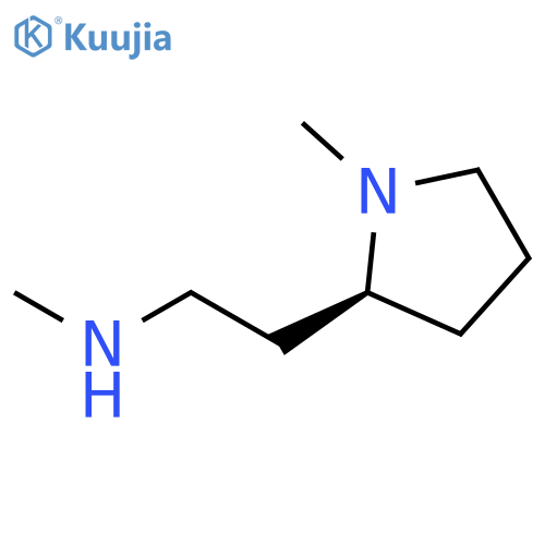 dimethyl({2-(2S)-pyrrolidin-2-ylethyl})amine structure
