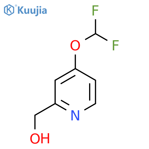 (4-(Difluoromethoxy)pyridin-2-yl)methanol structure