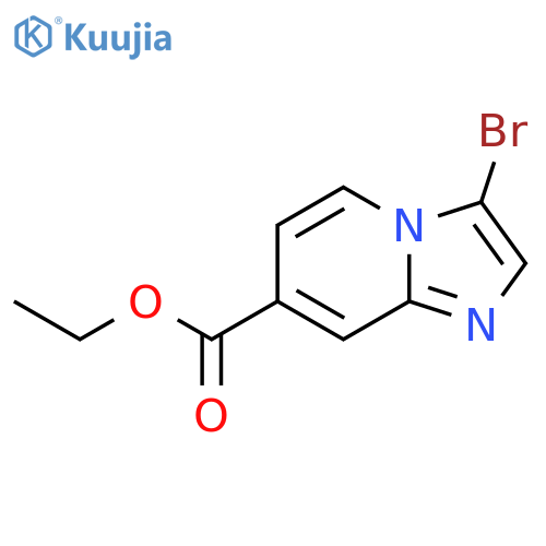 Ethyl 3-bromoimidazo[1,2-a]pyridine-7-carboxylate structure