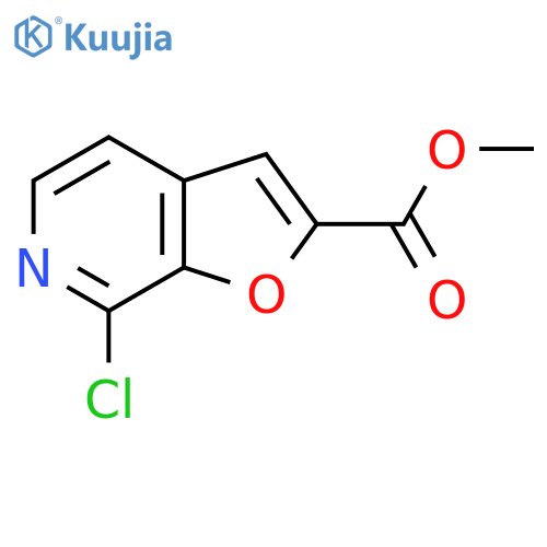 Methyl 7-chlorofuro[2,3-c]pyridine-2-carboxylate structure