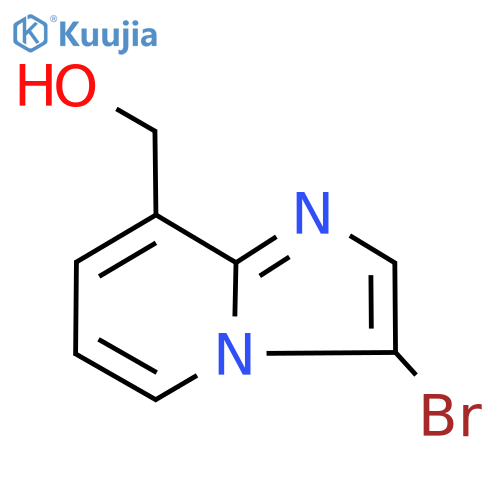 IMidazo[1,2-a]pyridine-8-Methanol, 3-broMo- structure
