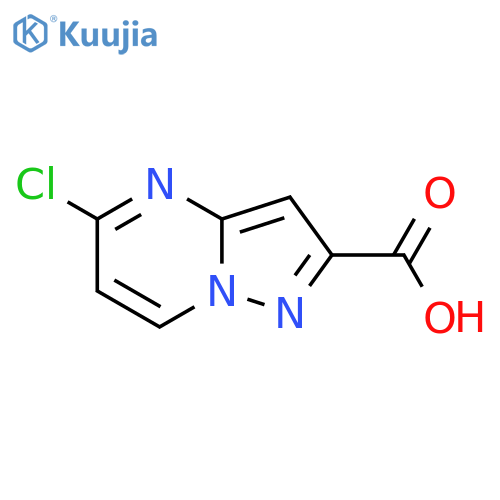 5-Chloropyrazolo[1,5-a]pyrimidine-2-carboxylic acid structure
