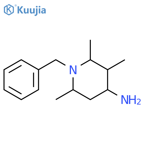 1-Benzyl-2,3,6-trimethylpiperidin-4-amine structure