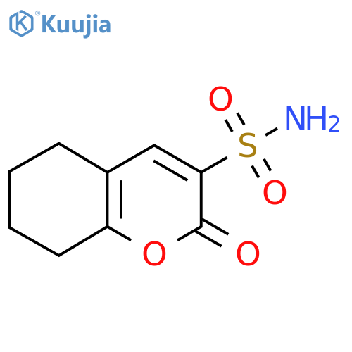 2-oxo-5,6,7,8-tetrahydro-2H-chromene-3-sulfonamide structure