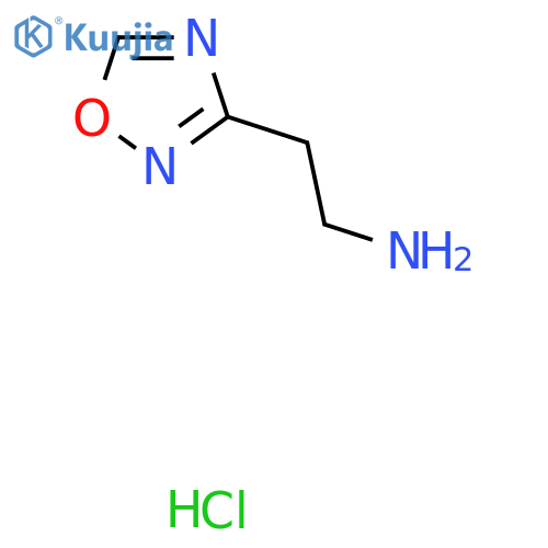 2-(1,2,4-Oxadiazol-3-yl)ethan-1-amine hydrochloride structure