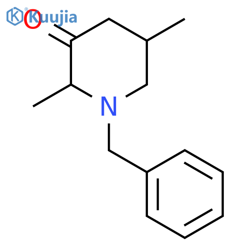 1-Benzyl-2,5-dimethylpiperidin-3-one structure