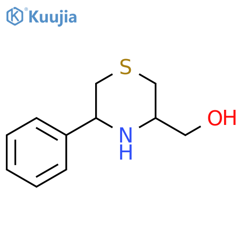 (5-Phenylthiomorpholin-3-yl)methanol structure