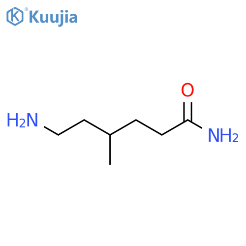 6-amino-4-methylhexanamide structure