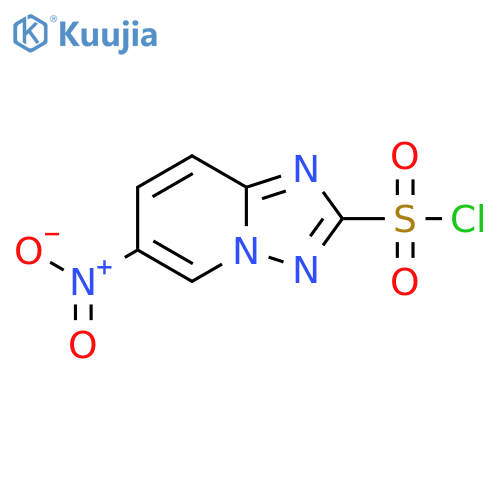 6-Nitro-[1,2,4]triazolo[1,5-a]pyridine-2-sulfonyl chloride structure
