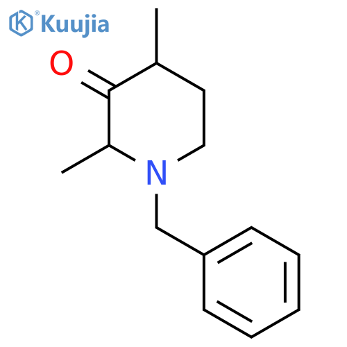 1-Benzyl-2,4-dimethylpiperidin-3-one structure