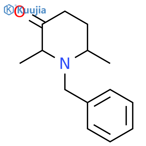 1-Benzyl-2,6-dimethylpiperidin-3-one structure