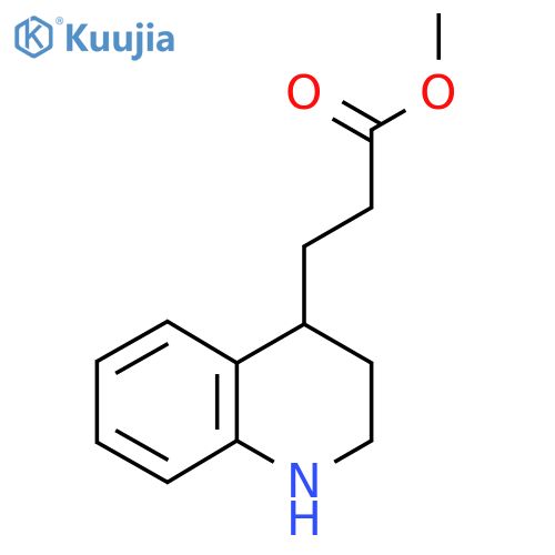 Methyl 3-(1,2,3,4-tetrahydroquinolin-4-yl)propanoate structure