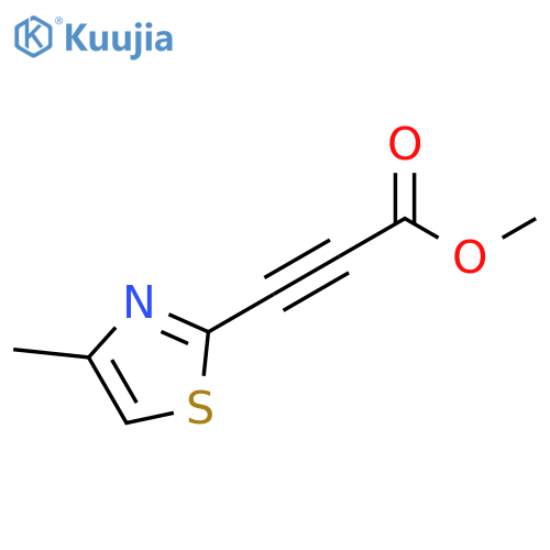 methyl 3-(4-methyl-1,3-thiazol-2-yl)prop-2-ynoate structure