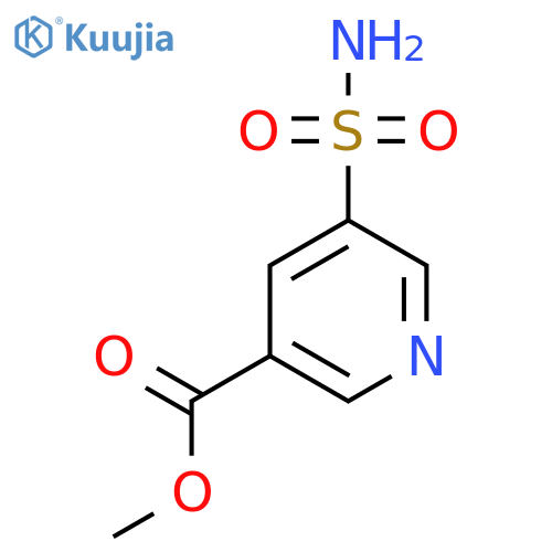 methyl 5-sulfamoylpyridine-3-carboxylate structure