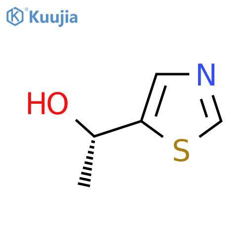 (1S)-1-(1,3-Thiazol-5-yl)ethan-1-ol structure
