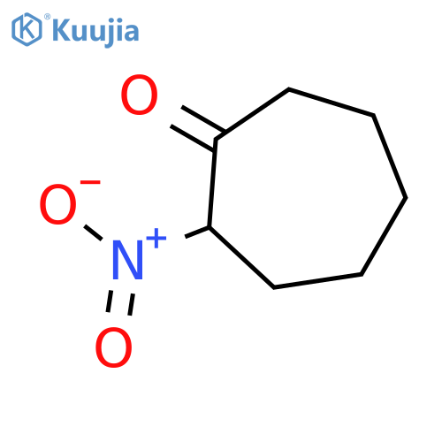 Cycloheptanone, 2-nitro- structure