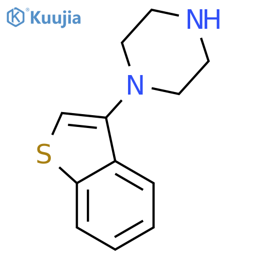 1-(1-benzothiophen-3-yl)piperazine structure