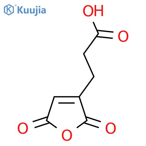 3-(2,5-Dioxo-2,5-dihydrofuran-3-yl)propanoic acid structure