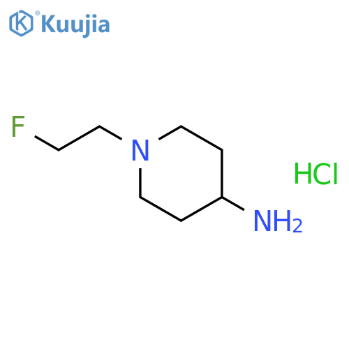 1-(2-Fluoroethyl)piperidin-4-amine hydrochloride structure