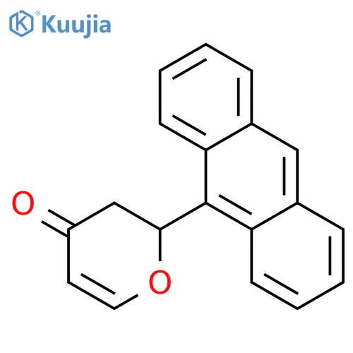 2-(Anthracen-9-yl)-2H-pyran-4(3H)-one structure
