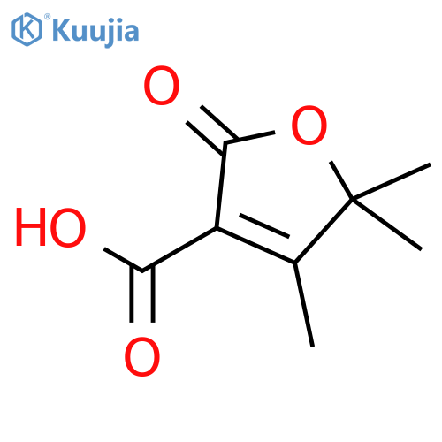 4,5,5-Trimethyl-2-oxo-2,5-dihydrofuran-3-carboxylic Acid structure
