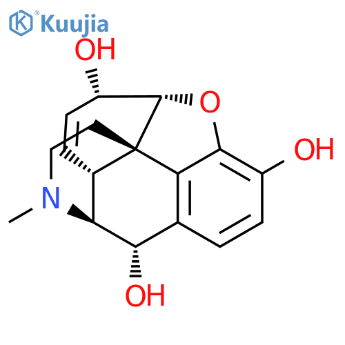Morphinan-3,6,10-triol,7,8-didehydro-4,5-epoxy-17-methyl-, (5a,6a,10a)- structure