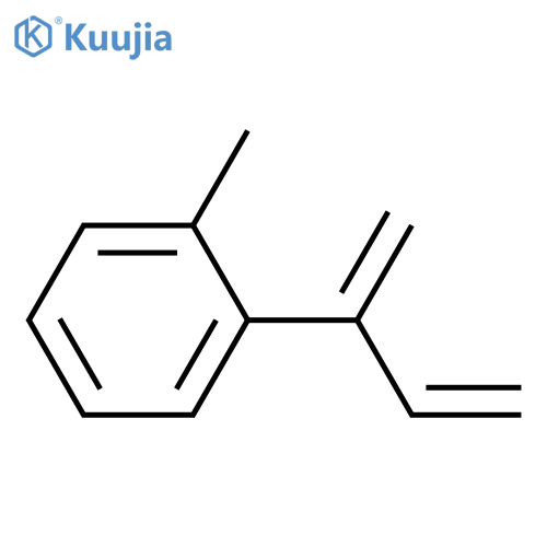 Benzene, 1-methyl-2-(1-methylene-2-propen-1-yl)- structure