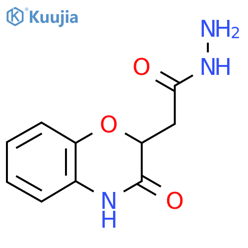 2-(3-Oxo-3,4-dihydro-2H-1,4-benzoxazin-2-yl)acetohydrazide structure