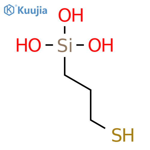 Silanetriol, (3-mercaptopropyl)- structure