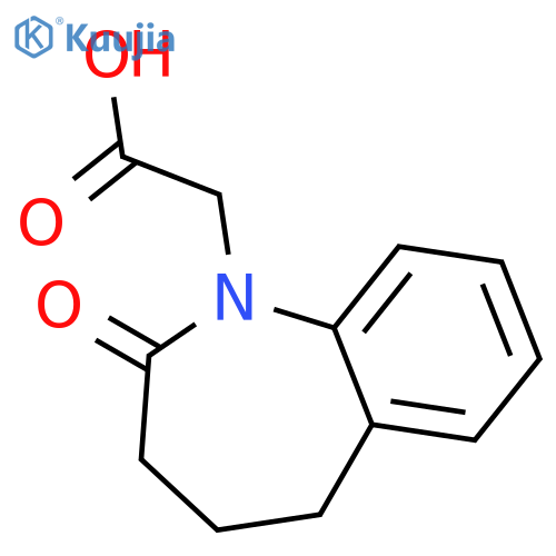 (2-Oxo-2,3,4,5-tetrahydro-1H-1-benzazepin-1-yl)acetic Acid structure