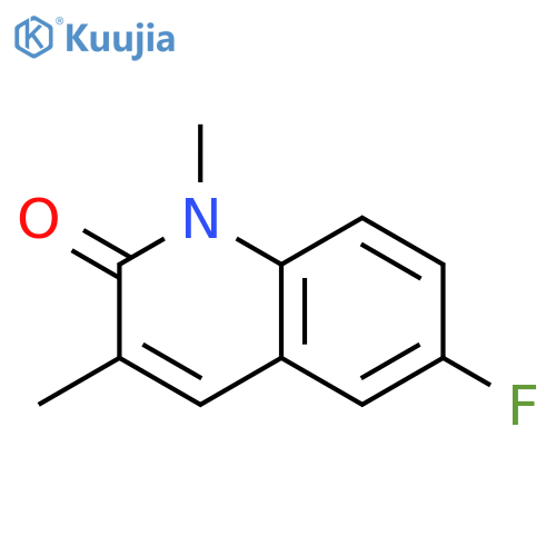 2(1H)-Quinolinone,6-fluoro-1,3-dimethyl- structure