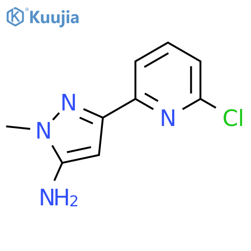 3-(6-Chloropyridin-2-yl)-1-methyl-1h-pyrazol-5-amine structure