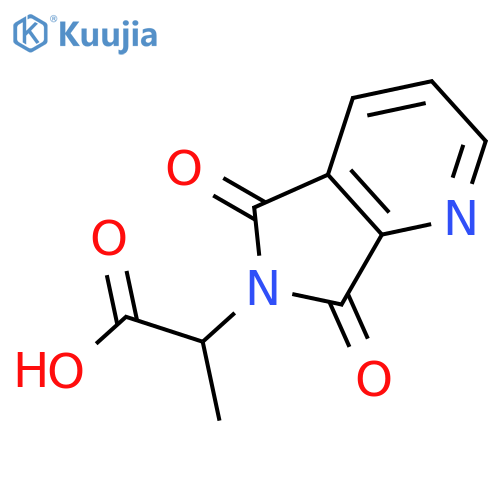 6H-Pyrrolo[3,4-b]pyridine-6-aceticacid, 5,7-dihydro-a-methyl-5,7-dioxo- structure