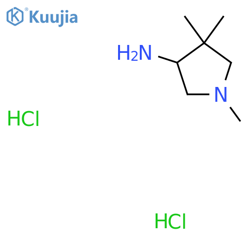 1,4,4-Trimethylpyrrolidin-3-amine dihydrochloride structure