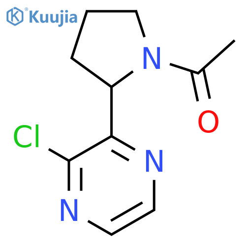 1-(2-(3-Chloropyrazin-2-yl)pyrrolidin-1-yl)ethanone structure