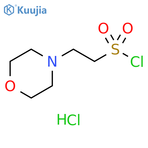4-Morpholineethanesulfonyl Chloride Hydrochloride structure