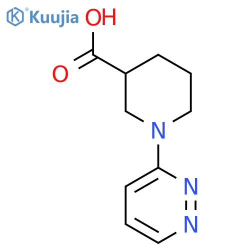 1-(Pyridazin-3-yl)piperidine-3-carboxylic acid structure