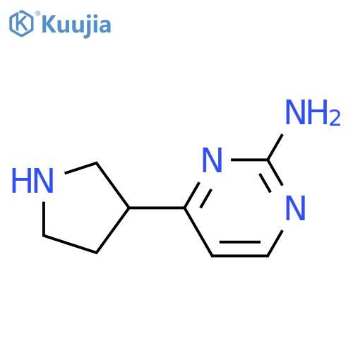 4-(Pyrrolidin-3-YL)pyrimidin-2-amine structure